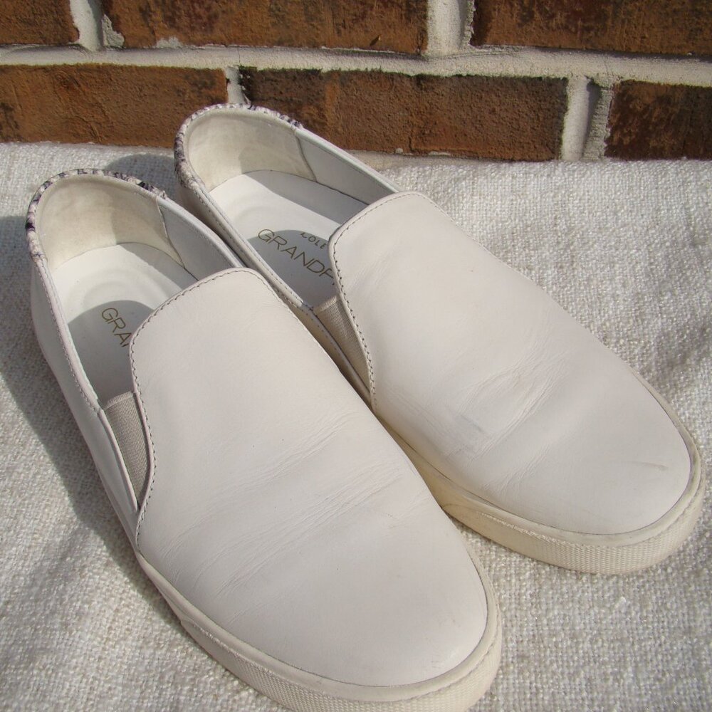 Cole Haan Cream Slip-On Sneakers